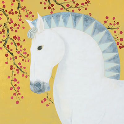 「白馬」